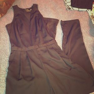 Tailored Black Jumpsuit